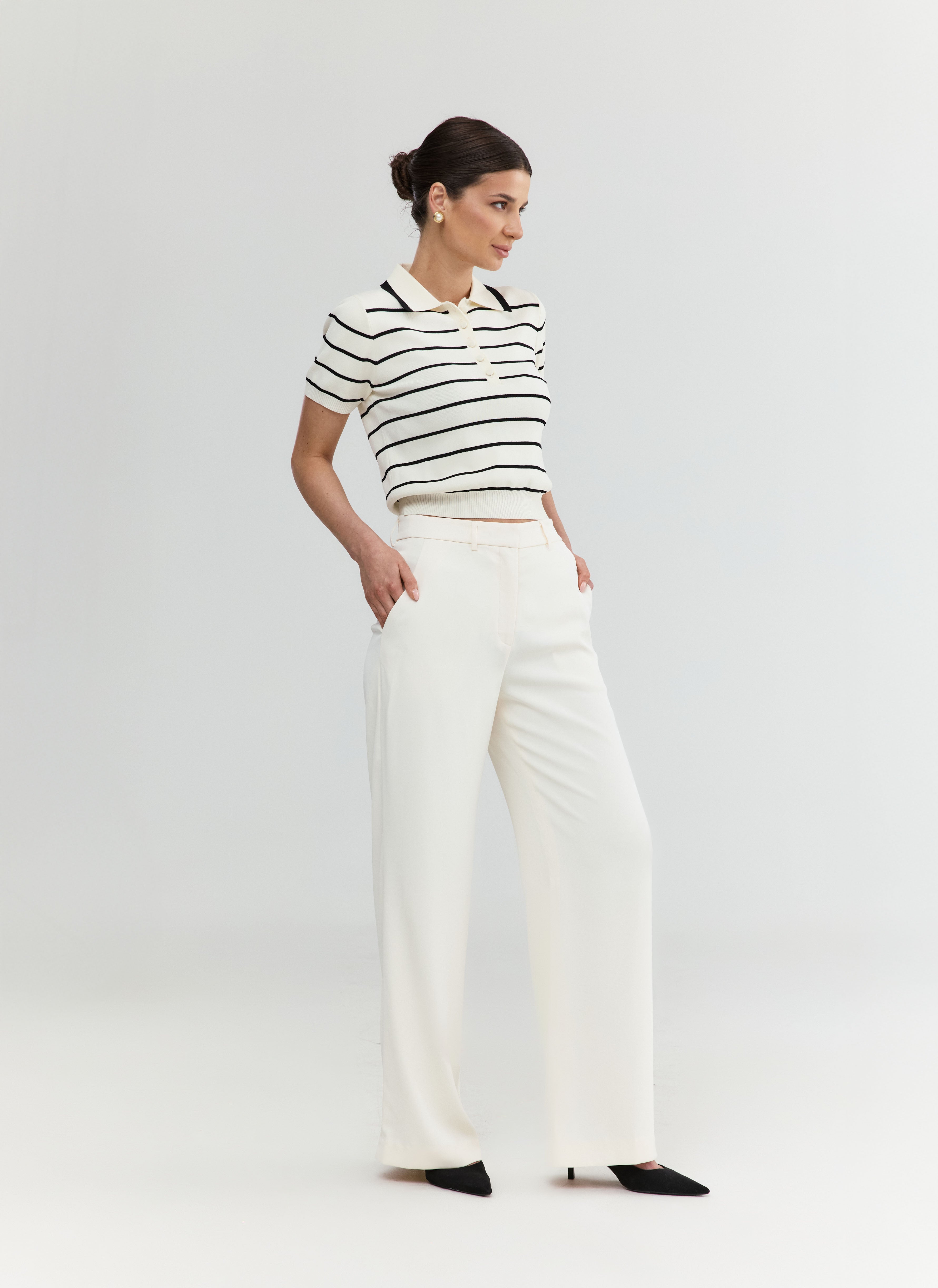 Beige Long Pants