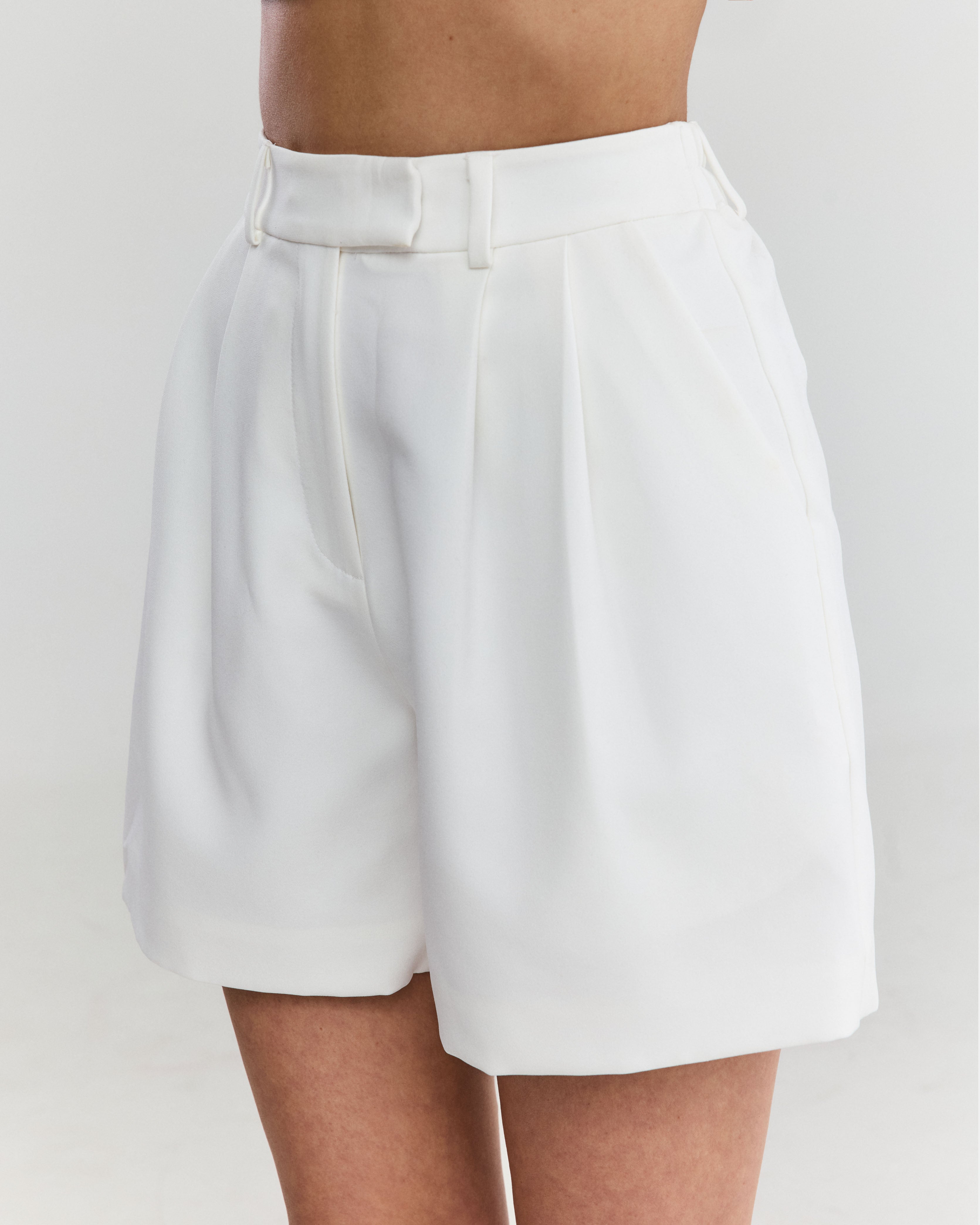 White Short Pants