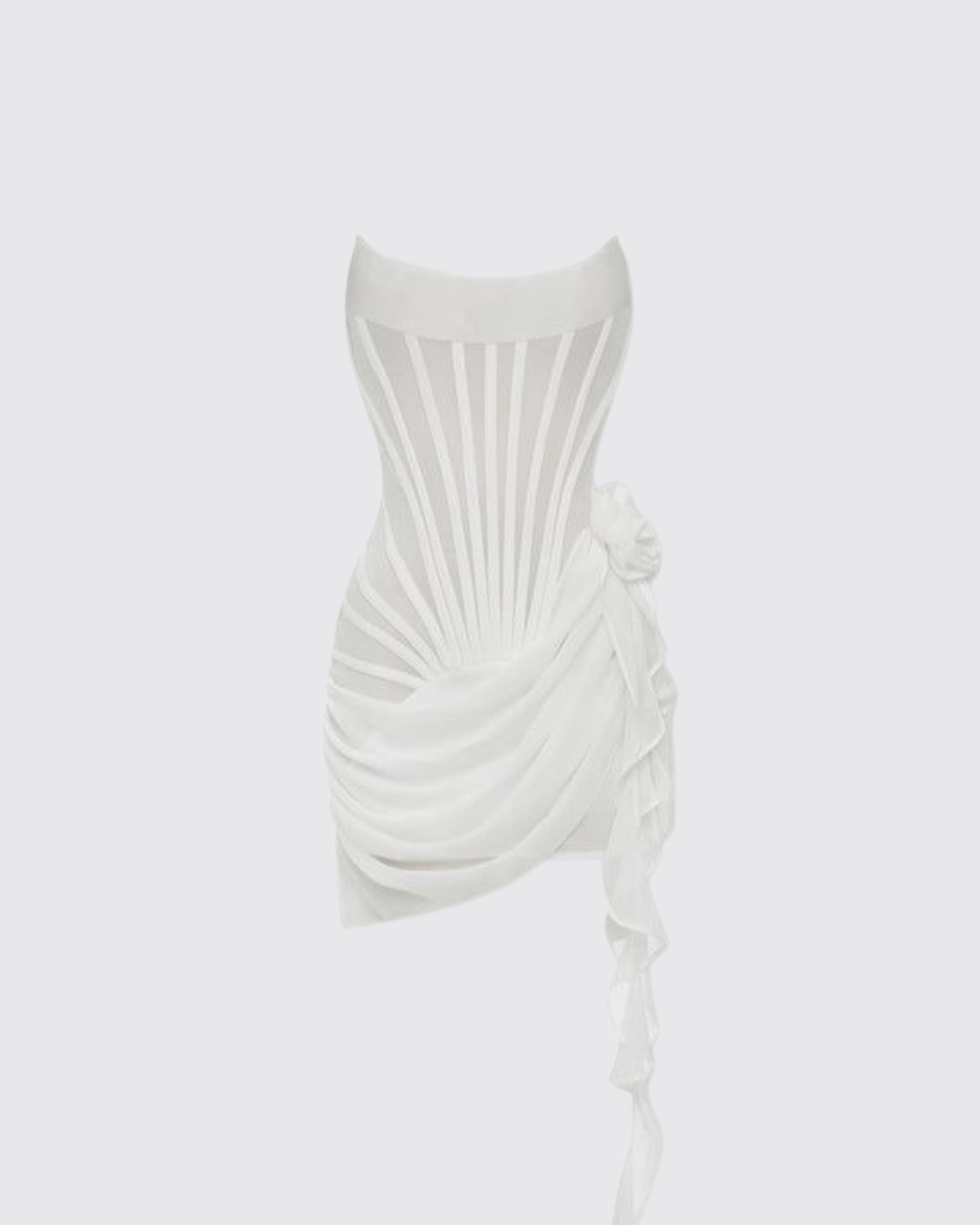 White Corset Dress